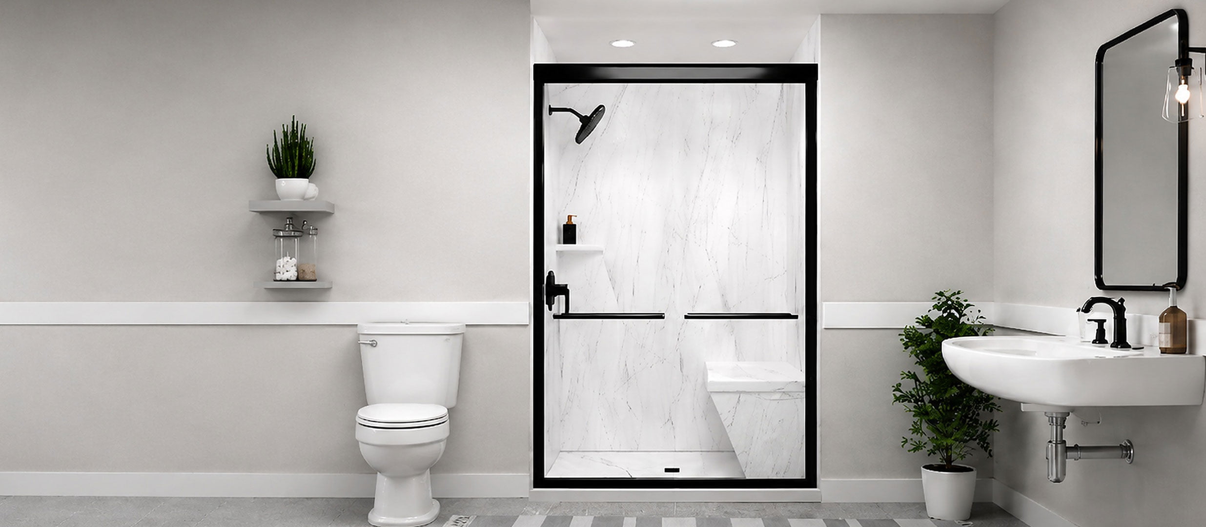 Affordable Bath Banner Background
