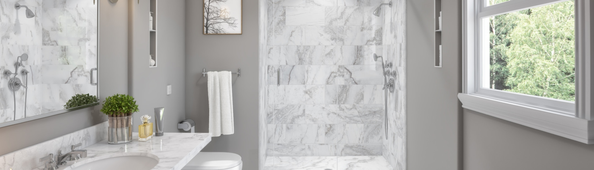 One Day Bathroom remodel banner